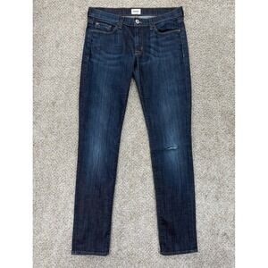 Hudson Colette Skinny Jeans Size 28 Low Rise Distressed Holl Dark Wash Stretch‎